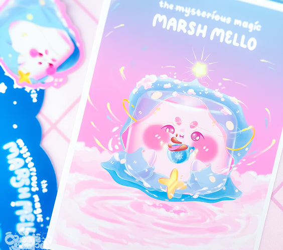 THE MYSTERIOUS MAGIC MARSH MELLO & THE CUP! | prints