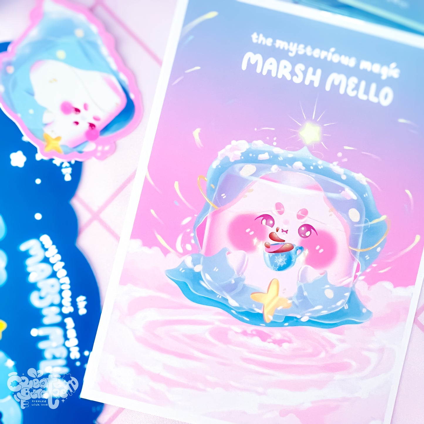 THE MYSTERIOUS MAGIC MARSH MELLO & THE CUP! | prints