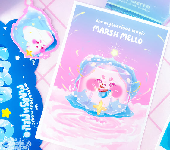 THE MYSTERIOUS MAGIC MARSH MELLO & THE CUP! | prints