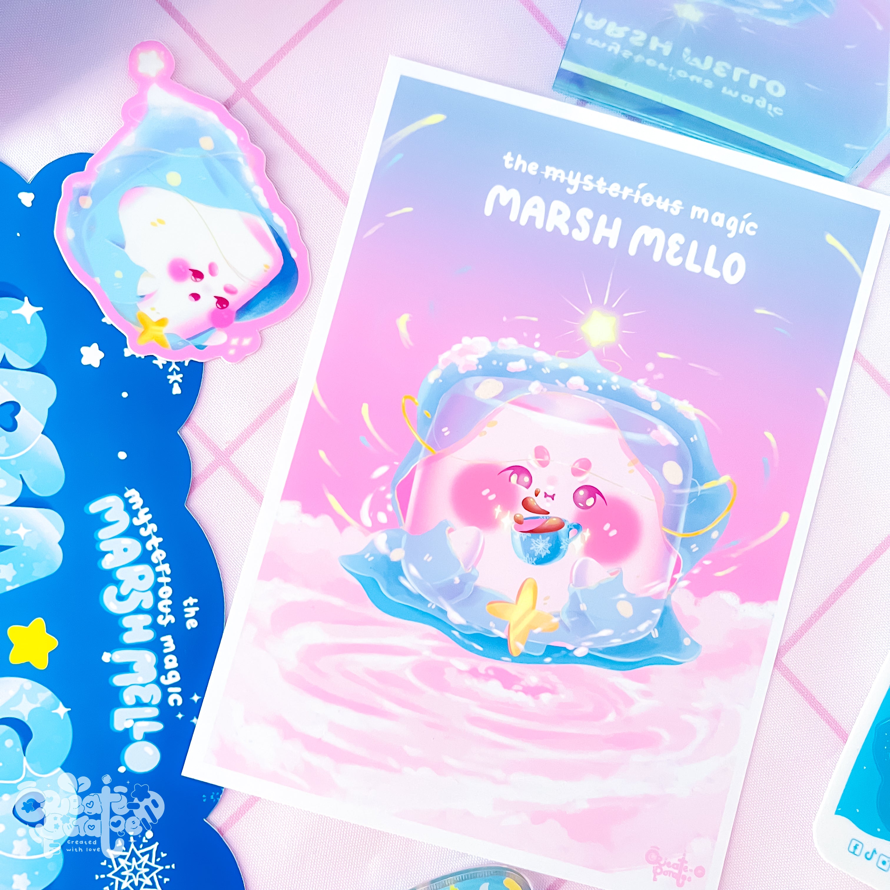THE MYSTERIOUS MAGIC MARSH MELLO & THE CUP! | prints