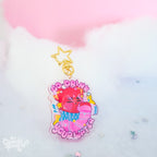 Go Drink Your Water | Epoxy Acrylic Keychain by Create-O Potatoe®