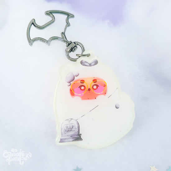 Out of Time Glow in the Dark Productive Potatoe Keychain | Home Decor & Accessories
