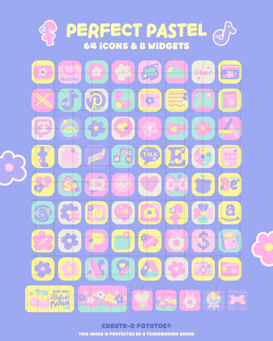 Perfect Pastel | iOS、iPadOS 和 Android 主题