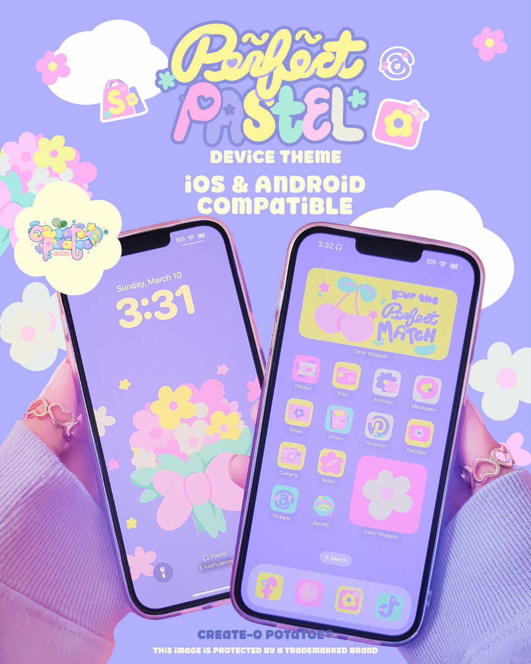 Perfect Pastel | iOS、iPadOS 和 Android 主题