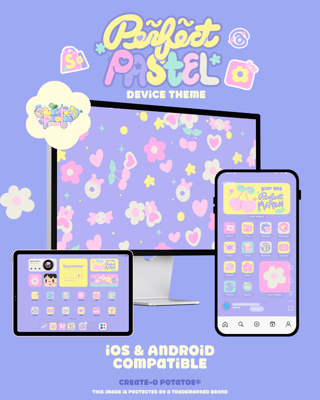 Perfect Pastel | iOS、iPadOS 和 Android 主题