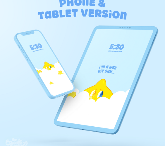 I'm A Wee Bit Shy | iOS, iPadOS, & android wallpapers