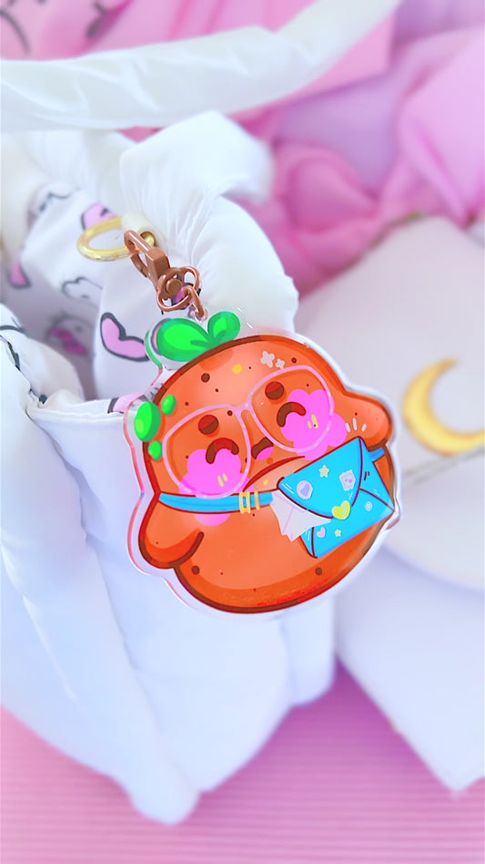 Potatoe Mail | Clear Epoxy Acrylic Backpack Keychain
