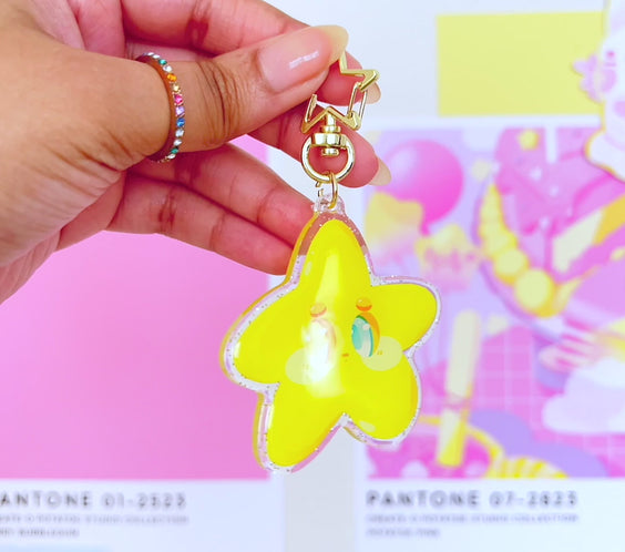 Shynie Glitter Epoxy Acrylic Keychain | Homeware & Accessories