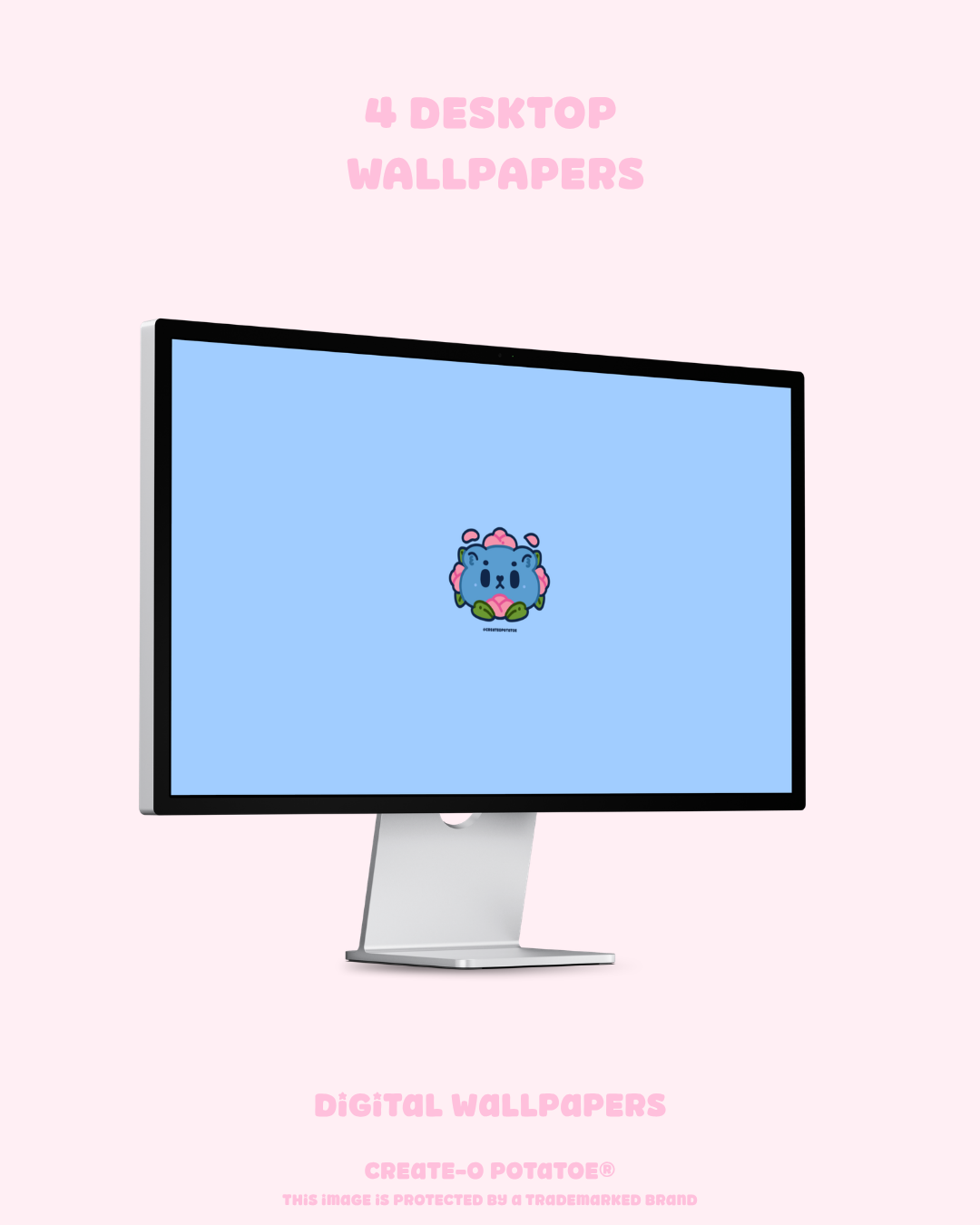 Tulips & Teddy | April Wallpapers