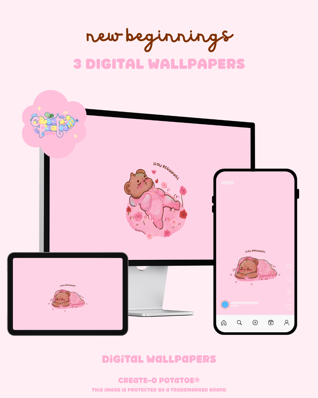 New Beginnings | January Wallpapers