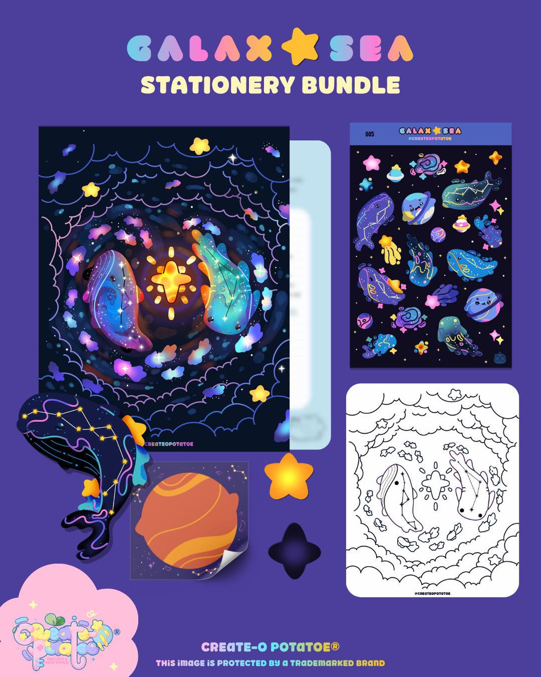 Galax✧Sea | May Potatoe Mail Bundles