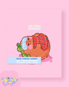 Sick Today, Sorry | Productive Potatoe Satin Art Print | Office & Home Decor