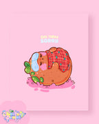 Sick Today, Sorry | Productive Potatoe Satin Art Print | Office & Home Decor