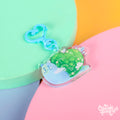 Demarcus the Snail | Clear Epoxy Acrylic Keychain by Create-O Potatoe®