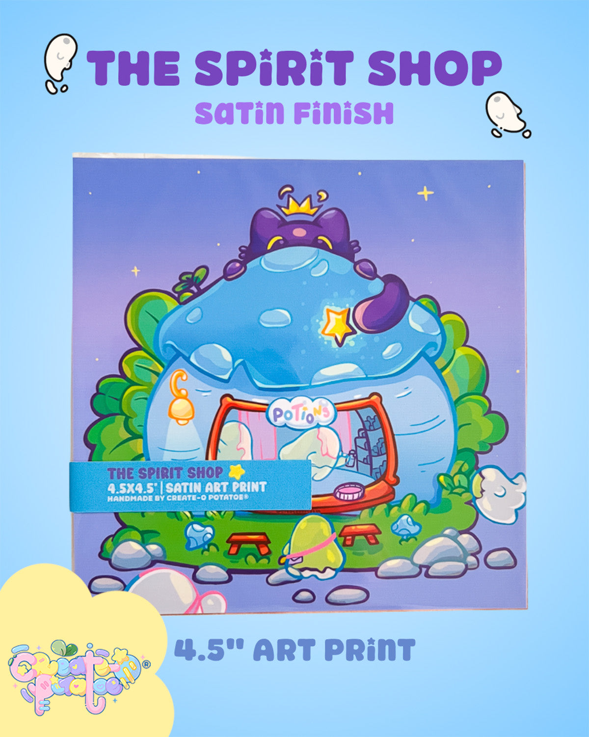 The Spirit Shop | Satin Art Print | Office Decor & Home Decor