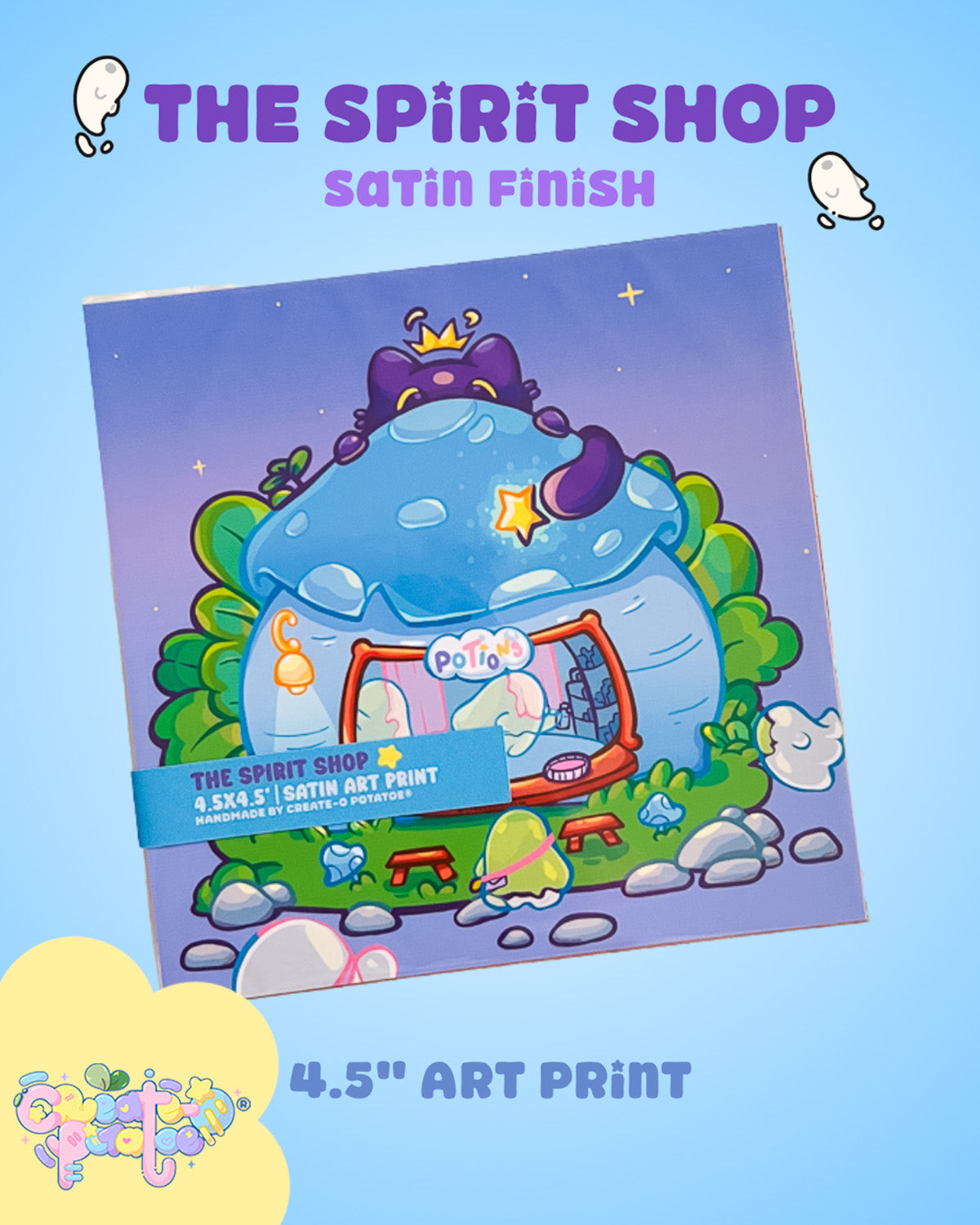 The Spirit Shop | Satin Art Print | Office Decor & Home Decor