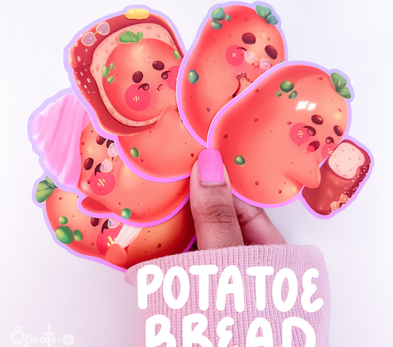 POTATOE BREAD | sticker pack