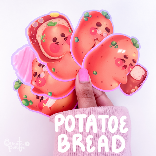 POTATOE BREAD | sticker pack