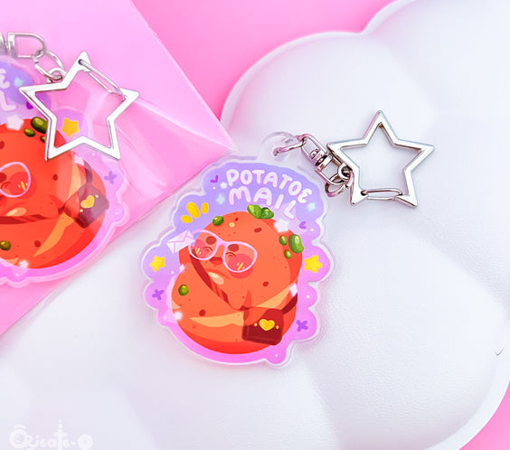 (seconds) Potatoe Mail | Acrylic Keychain | Homeware & Accessories