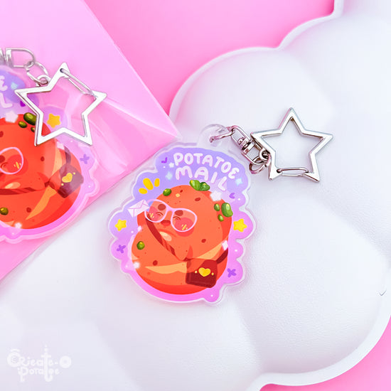 (seconds) Potatoe Mail | Acrylic Keychain | Homeware & Accessories