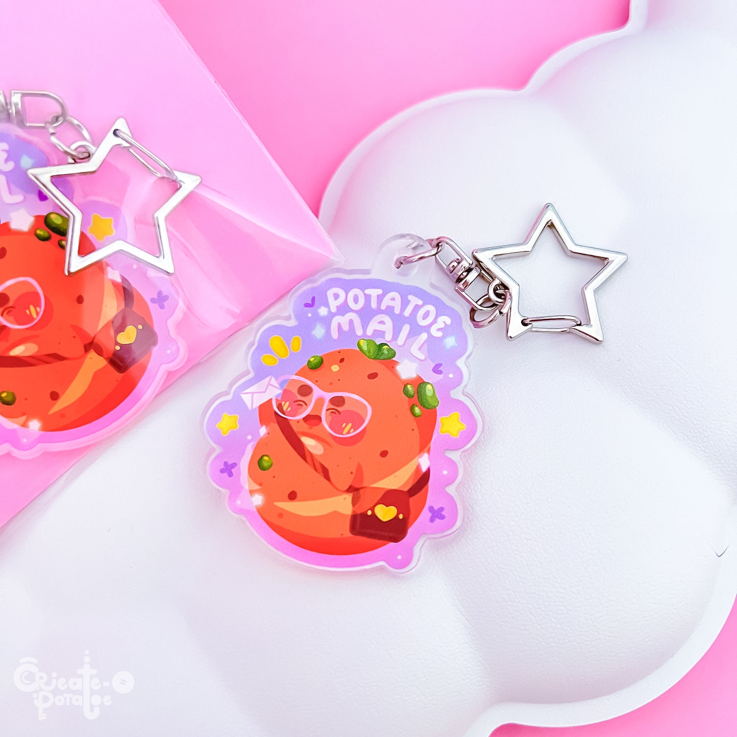 (seconds) Potatoe Mail | Acrylic Keychain | Homeware & Accessories