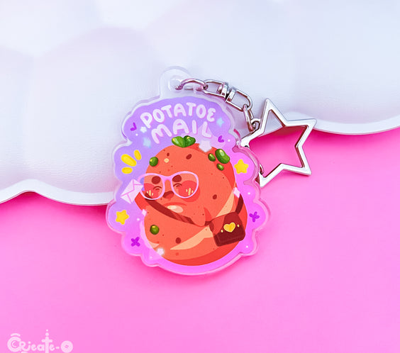 (seconds) Potatoe Mail | Acrylic Keychain | Homeware & Accessories