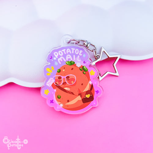 (seconds) Potatoe Mail | Acrylic Keychain | Homeware & Accessories by Create-O Potatoe®