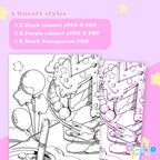 HAPPY BIRTHDAY | coloring pages, digital download