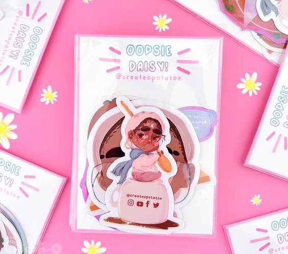 Oopsie Daisy Sticker Pack | Die-Cut Vinyl Decal