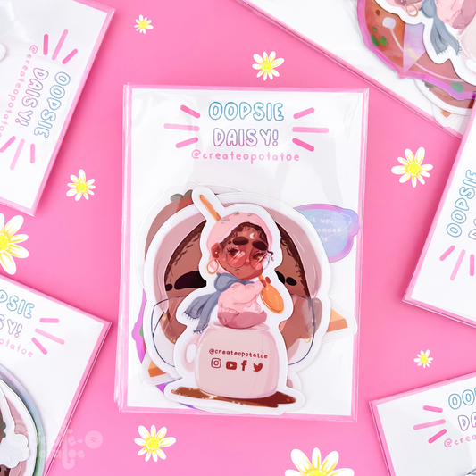 Oopsie Daisy Sticker Pack | Die-Cut Vinyl Decal