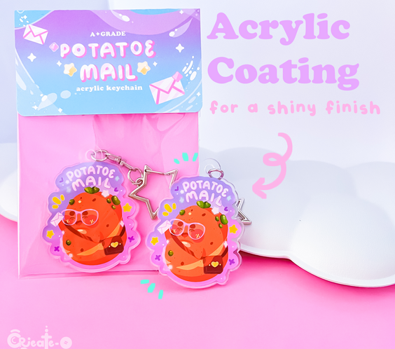 (seconds) Potatoe Mail | Acrylic Keychain | Homeware & Accessories