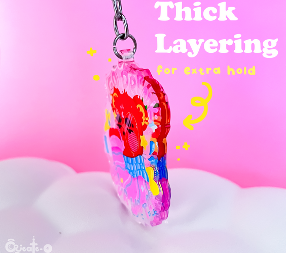 (seconds) Go Drink Your Water | Epoxy Acrylic Keychain