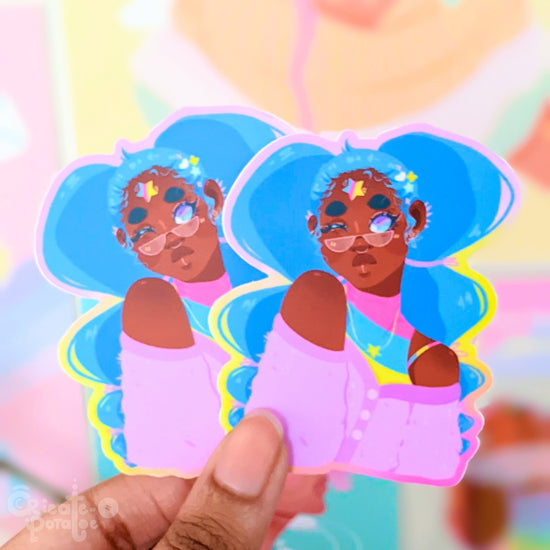 POPPY | pride sticker