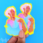 Arlo pride sticker | Die-Cut Vinyl Decal by Create-O Potatoe®