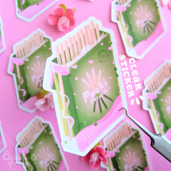 SAKURA MATCHA POCKI | sticker