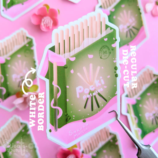 SAKURA MATCHA POCKI | sticker