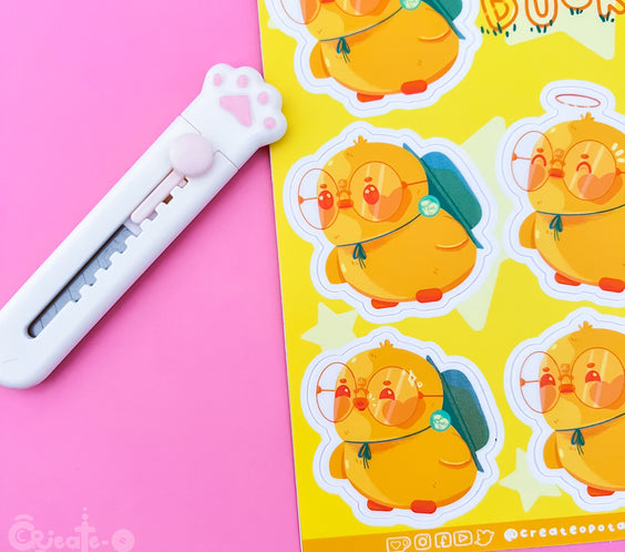 (기존 디자인) HAPPY DUCKS | 스티커 시트