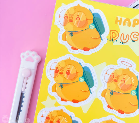 (기존 디자인) HAPPY DUCKS | 스티커 시트