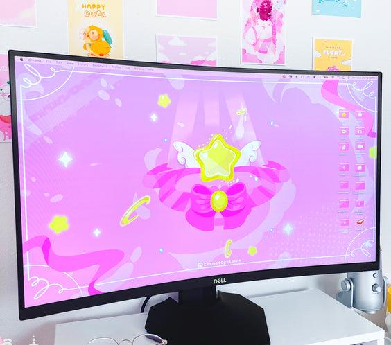 PINK MAGICAL STAR | iOS, iPadOS, & android theme