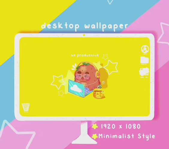 Be Productive Potatoe Digital Wallpapers | iOS, iPadOS, & android compatible