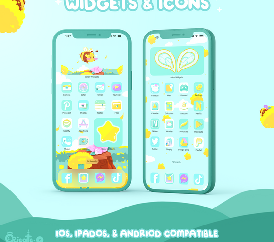 FINDING SPRING | iOS, iPadOS, & android theme